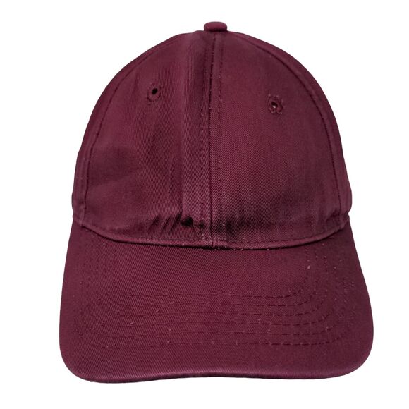 Rawlings Strapback Hat Red Large/XL Adjustable 6 Panel Vent Holes Blank - Picture 1 of 10